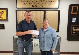 PPHA Donation Picture - Steve Larmer & Patricia Bronson